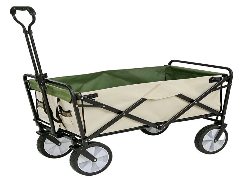 户外收纳王：折叠露营车➕防晒遮阳伞